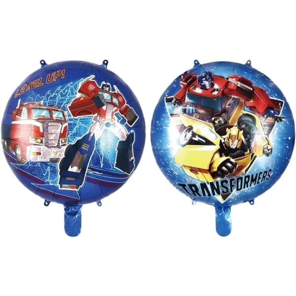 IC 7 stk tegneserie robotballonger festtilbehør Folieballonger for barnebursdagsfest