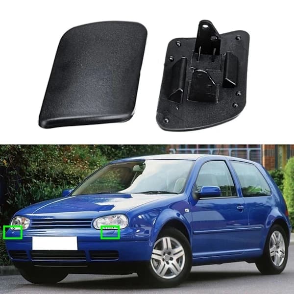 Front Bumper Headlight Washer Jet Cover for Golf 4 IV Mk4 1998-2006 1J0955109A