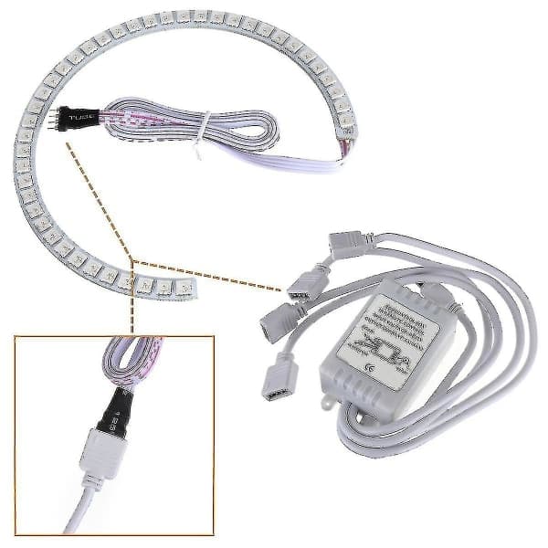 Angel Eyes Set Xenon Forlygter Rgb Positionslys Ringe Halo Ring Til E36 E38 E39 E46 3 5