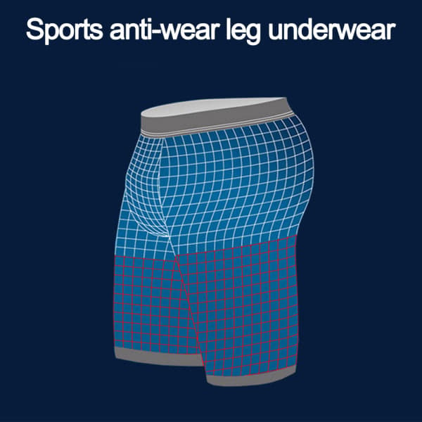 IC Store Løpeundertøy med Lange Ben Tight og Forlenget Versjon S 3XL
