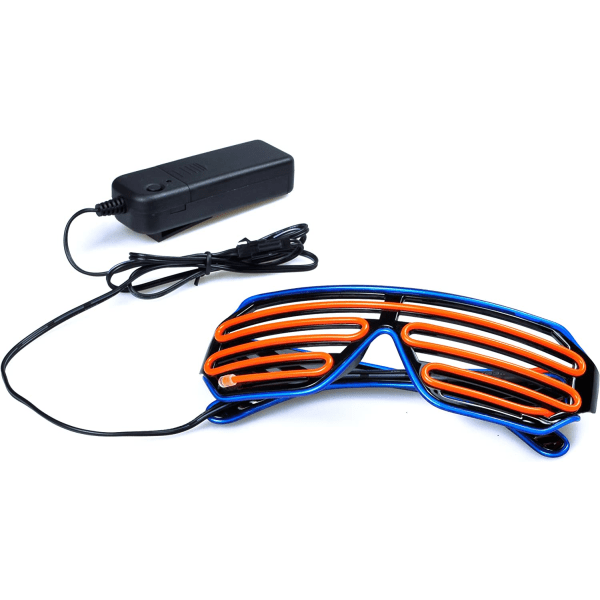IC NOE LED-briller, selvlysende LED-briller Rave Briller LED
