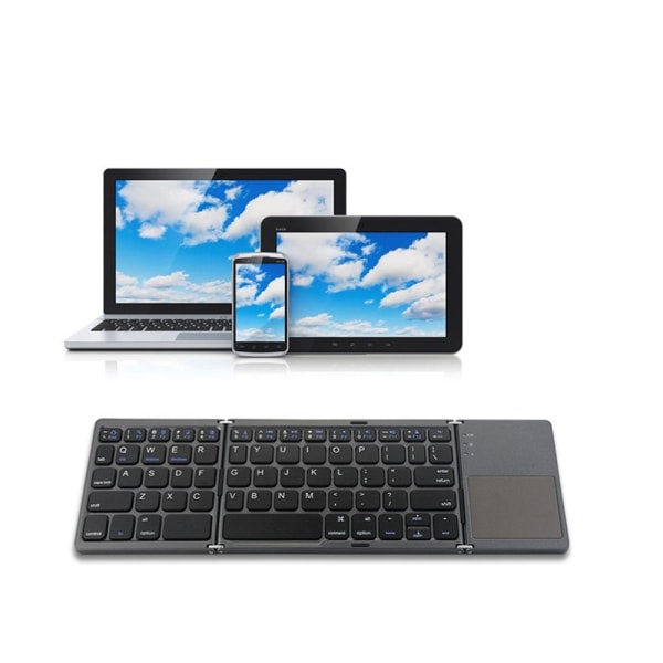 IC Mini Bluetooth foldbart tastatur, USB opladning Bluetooth 3.0