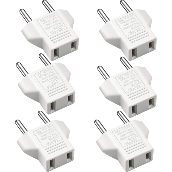 IC USA til EU Adapter - Hvid
