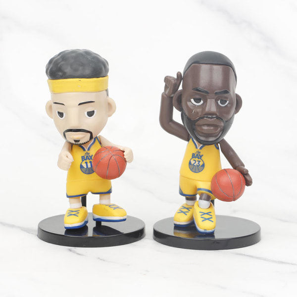 IC NBA Basketstjerne Q version 6 modeller Golden State Warriors Curry Poole dukke ornament taske hånd