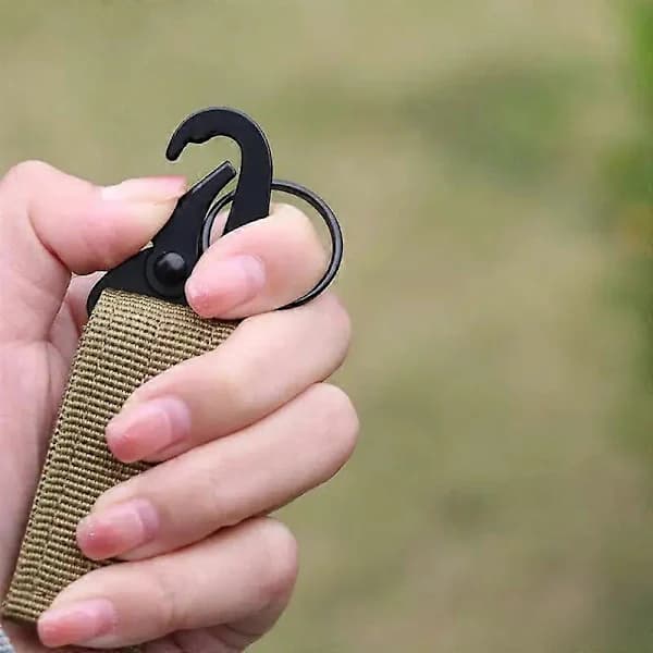 3-pakkaus taktinen solki musta black