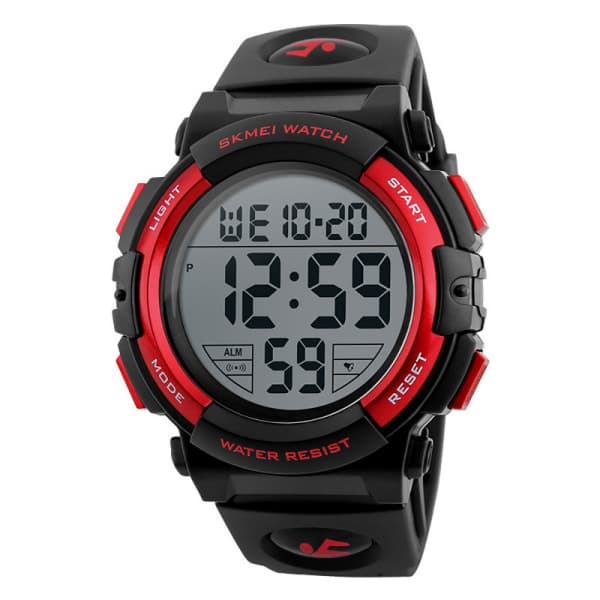 IC Stor Armbandsur Herrklockor Analog Digitalklocka 5 ATM Vattentät Armbandsur
