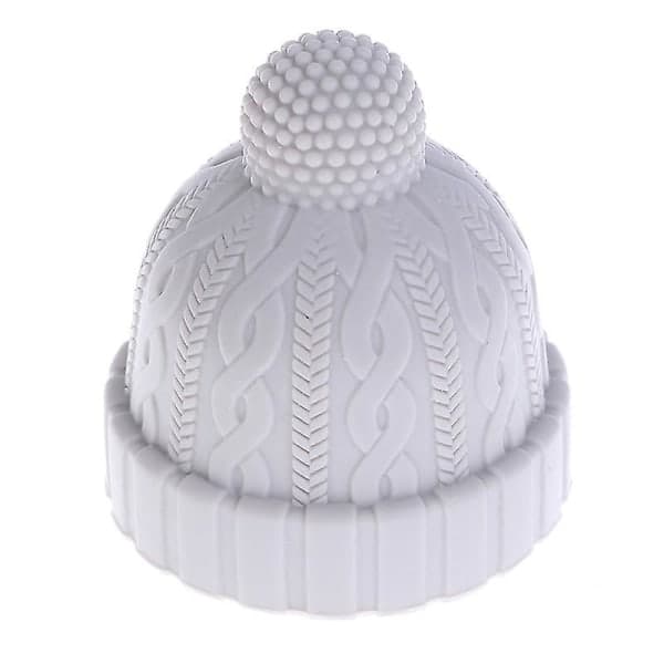 IC Silikonflaskehette Beanie Cap Dekorativ flaskehette Korkutskifting for vindrykk