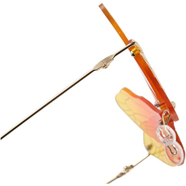 IC Dragonfly Wing Shape Solbriller for voksne lilla og blå