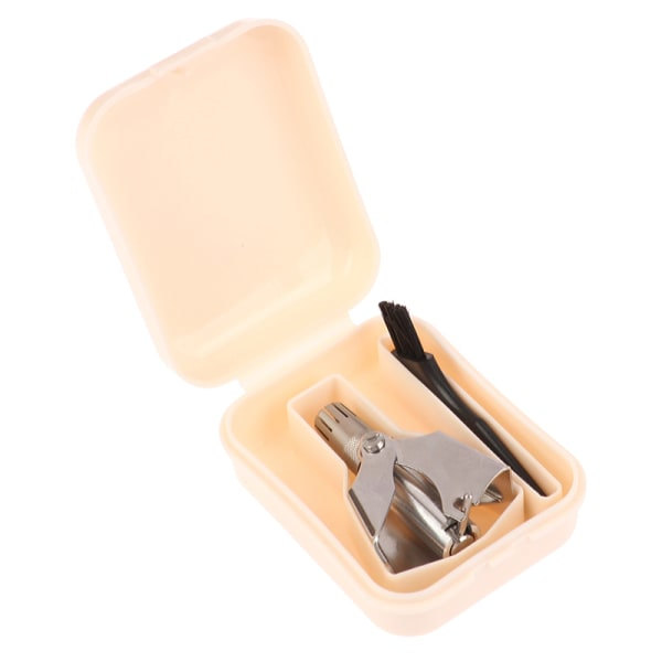 IC Nesehårstrimmer for menn Rustfritt stål Manuell trimmer for nesehår