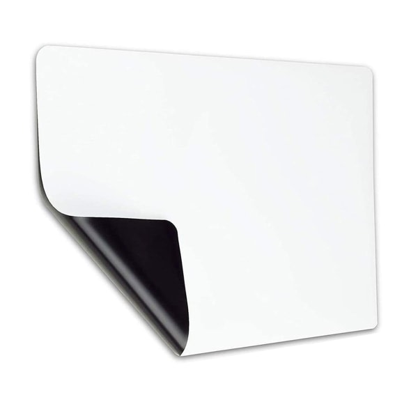 IC Magnetic Dry Erase Whiteboard-ark, White Board for kjøleskap, 12*8 tommer