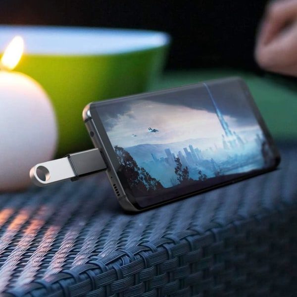 IC Supersnabb-adapter USB C til USB 3.0 Svart