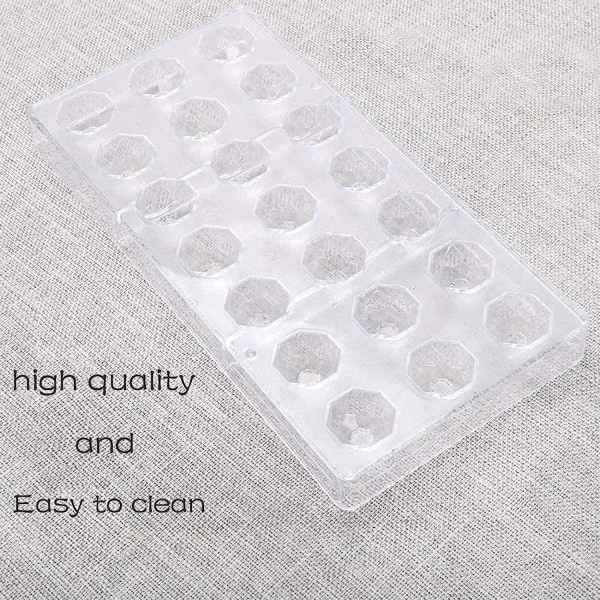 IC Transparent form, klar form, til at lave sfæriske slik, chokolade, kage snacks, 275*135*24 mm (fodboldform)