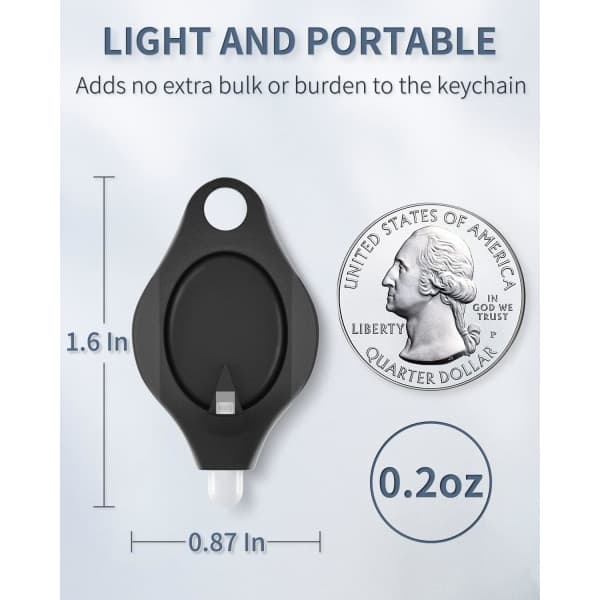 5-pack mini avaimenperän taskulamppu Ultra Bright LED avaimenperän valo T IC