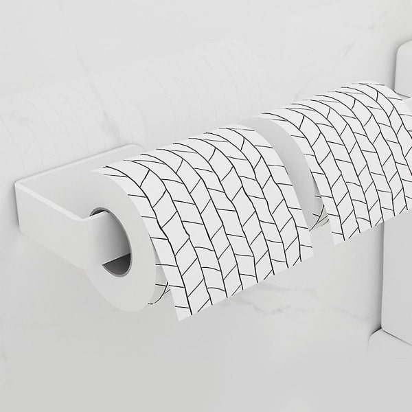IC Håndklædeholder Væghængt Køkkenrulleholder Aluminium Mat Håndklædeholder Enkel Hylde Badeværelseshåndklædeholder Multifunktionel Toilet Opbevaring R