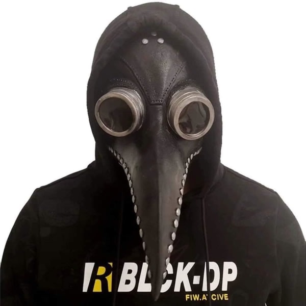 IC KEEHOM Pestdoktor Maske, Latex Lang Næse Fugl Næb Maske Pest Næb Maske Doktor Fugl Maske Nit Steampunk