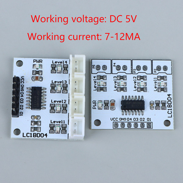 IC DC 5V 4 Digital vattenvätskenivåindikatorkortsensor för F B