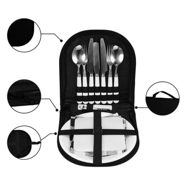IC NOE Bärbar Silverbestick Picknickset, Resepicknick