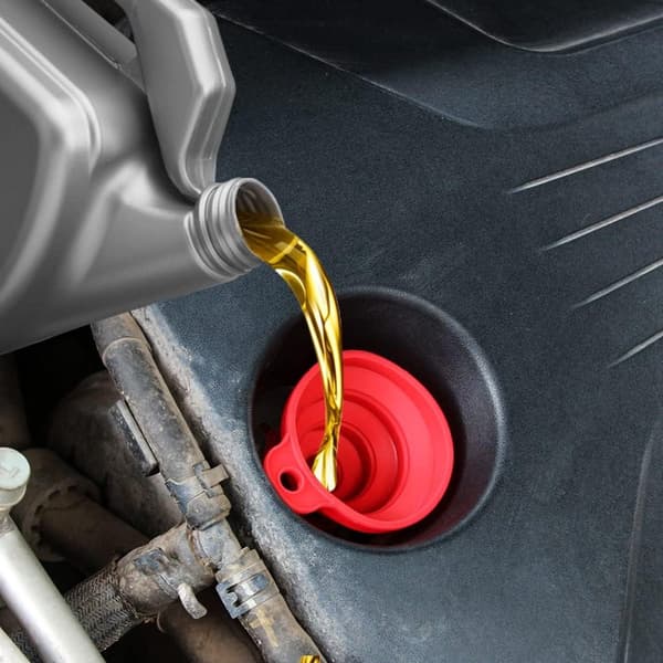 Collapsible - Silicone Funnel - Easy - Fits - All - Kitchen Drawers - Kitchen Funnels - Batter Dispenser - Premium Funnel - Kitchen Accessories