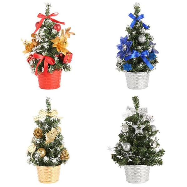IC 20CM Mini Julgranpynt En liten gullfarget gran 20cm