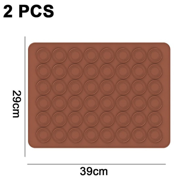 IC 2 macaroonmattor, non-stick form