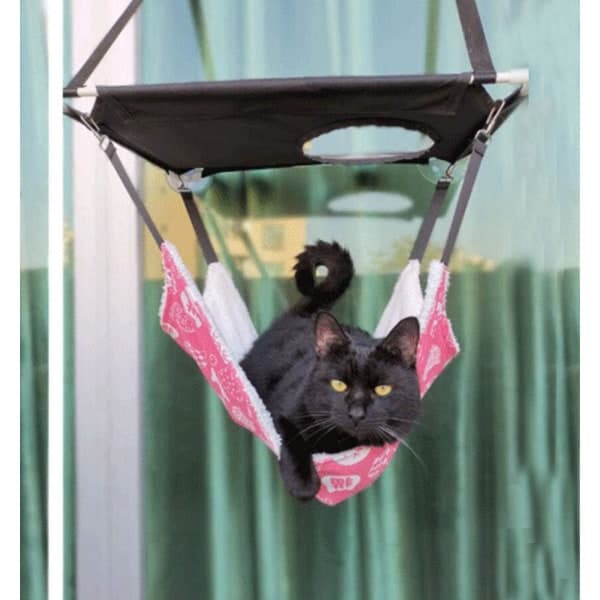 IC Cat Kitten Hängsäng Bekväm Hängmatta Bur Vändbar