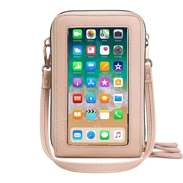 IC Kevyt crossbody-puhelinlaukku naisille, pieni olkalaukku