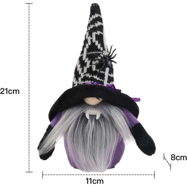 IC Festliga Gnome Plyschdekorationer Ansiktslösa Halloween Gnome Doll