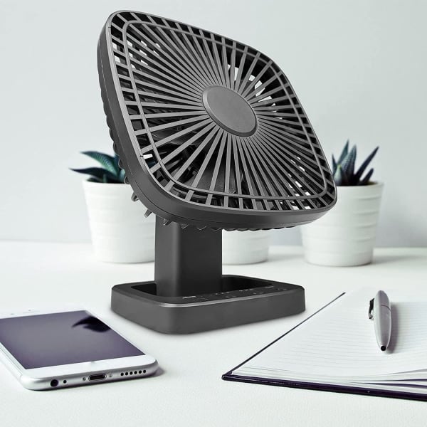 IC Bærbar USB-opladelig skrivebordsventilator