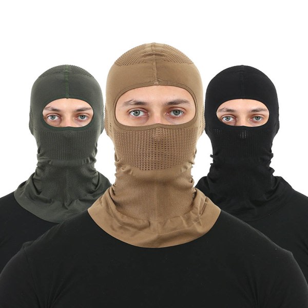 Sommarmode Peite Balaclava Tuulenpitävä Balaclava Musta