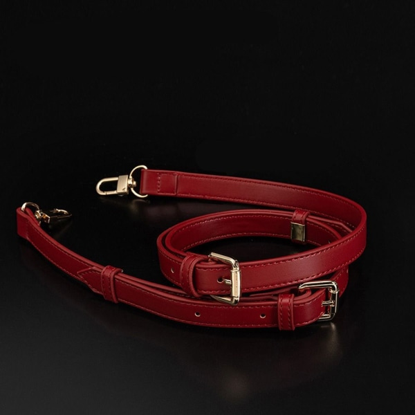 Longchamp WINE RED -väskirem, viinipuna
