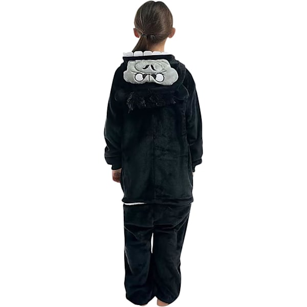 Barn/Unisex Fancy Dress Djurdräkt Onesie Pyjamas Jumpsuit Cosplay Kigurumi Jul Halloween Maskerad king kong 140