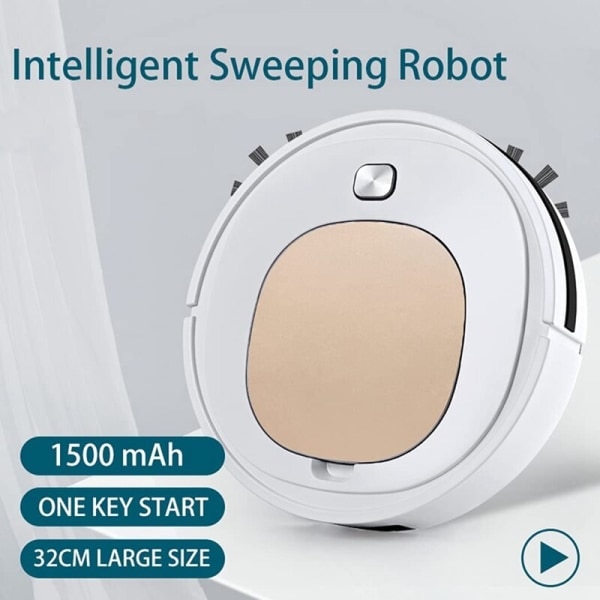 IC Smart dammsugare, 3-i-1 rengöringsrobot, flera rengöringslägen
