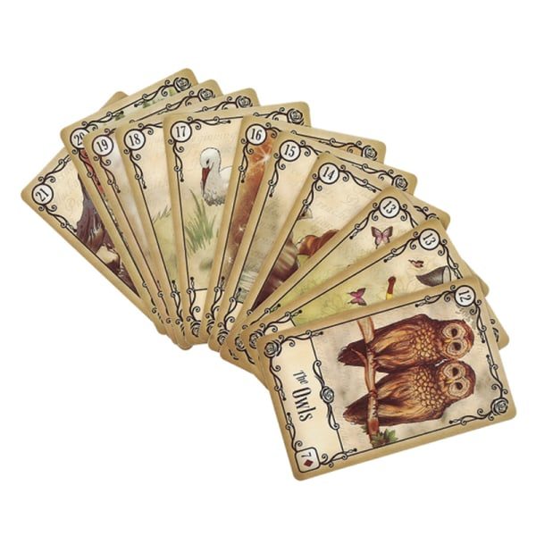 IC Under the Roses Lenormand Oracle Deck Familiefest Sjovt tarots