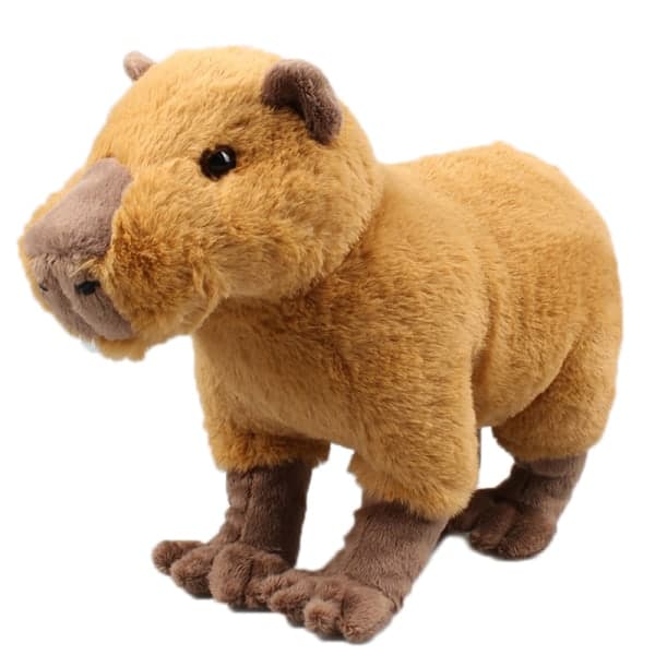 IC Simulerings Capybara Plyschleksak Stoppade Djurdocka för Present -1