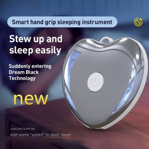 Chill Pill Device Håndholdt Ergonomisk Søvnstøtteapparat Forbedre Søvn Relief Svart