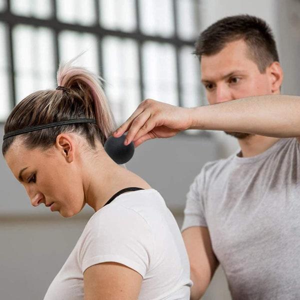 IC-set med käkar, händer och plantar fasciit, myofascial frisättning, svart