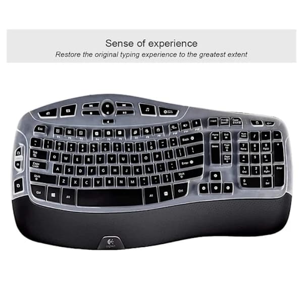 Logitech MK350 Langaton Bluetooth-näppäimistön suojus Musta Musta Svart