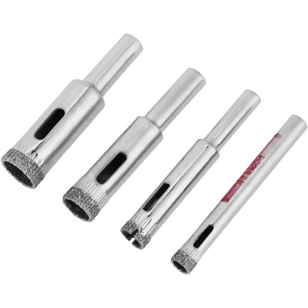 IC-set med 16 diamanthålsågslådor för kakelhål - 6 - 50 mm glasborr
