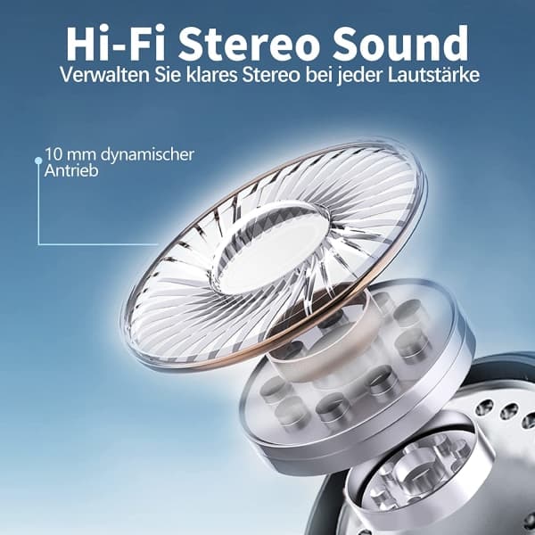 IC NOE Bluetooth-hodetelefoner Sport, trådløs Bluetooth 5.3