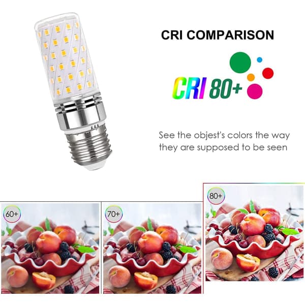 IC NOE E27 Mais LED 12W Kold Hvid 6000K, 1450LM, 360° Li