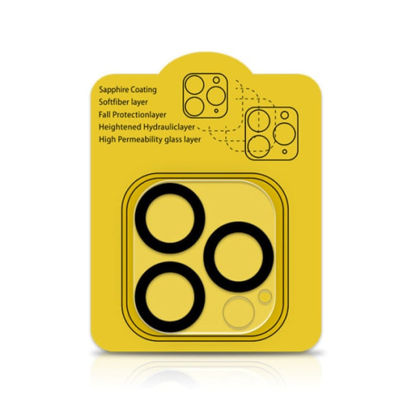 IC 2-pack för iPhone 13 linsfilm, 12 Pro högupplöst screentryck linsskyddsfilm, härdat glas för iPhone 11 kamera (IP 13 Pro Max)