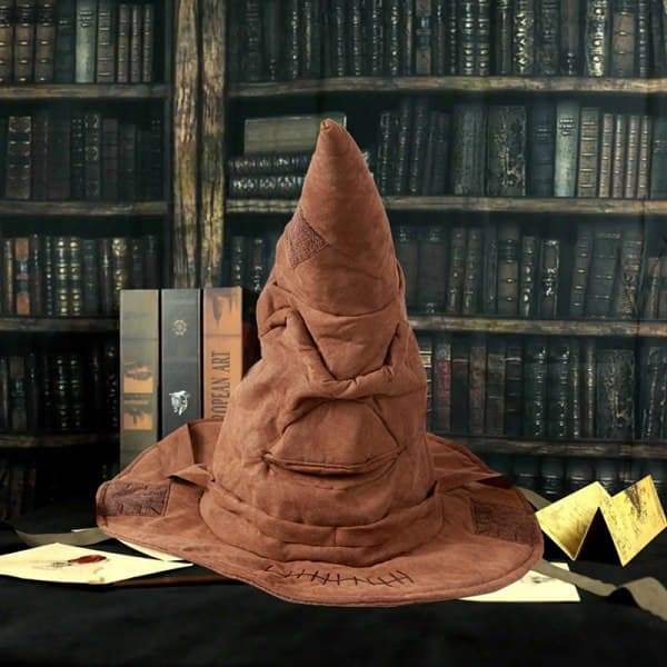 Harry Potter Sorteringshat i Læder - Hekse & Troldmand Hatte