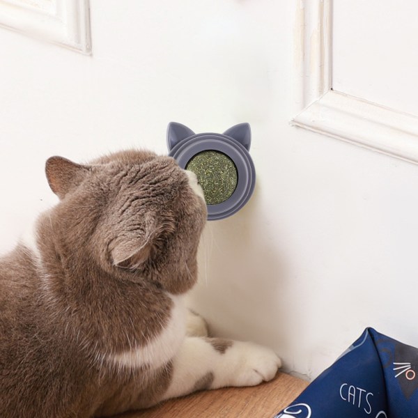 3st Catnip Ball Ekologisk kattboll Kattmynta leksak Interaktiv kattleksak