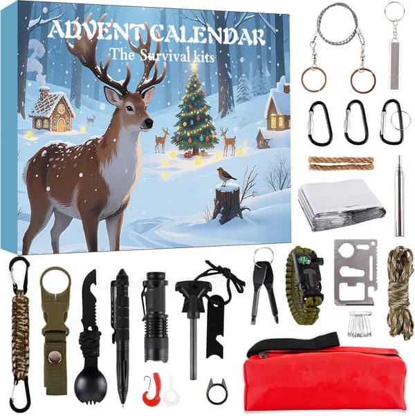För friluftsentusiaster! Julkalender med miniatyrutrustning YG-03