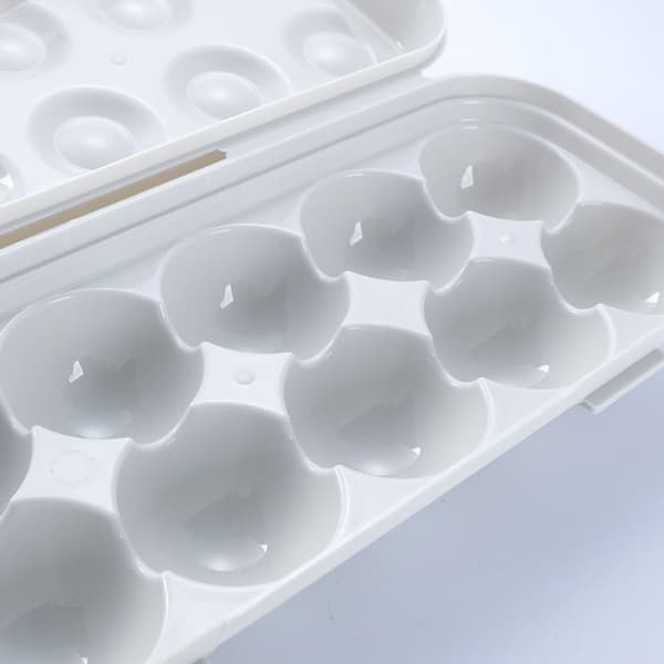 1 Piece - 5cm - Egg Storage Box - Shockproof - Break-proof - Design - Snap-on - with - Lid - Stackable - Storage Space