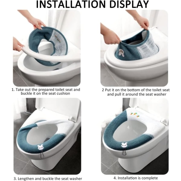 IC-deksel, 2-pack Universal vanntät toalettsits