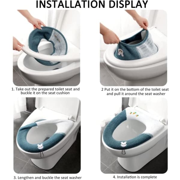 Toalettsitsbeskytter, 2-pakning Universal vanntett