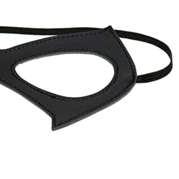 IC 2-pack mode läder svart nattklubb maskerad mask överdriven