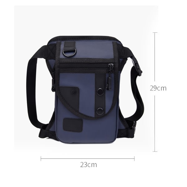 IC Vandtæt Oxford Sling Bag, Cykel Lændetaske, Blå