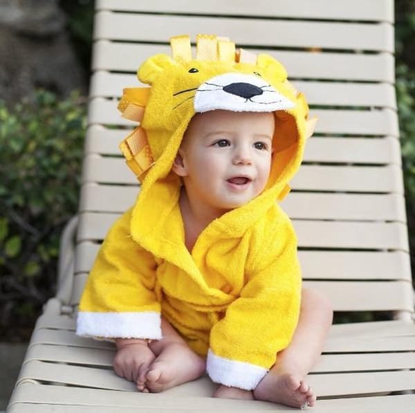 Løve Baby Badekåbe (0-12 måneder)